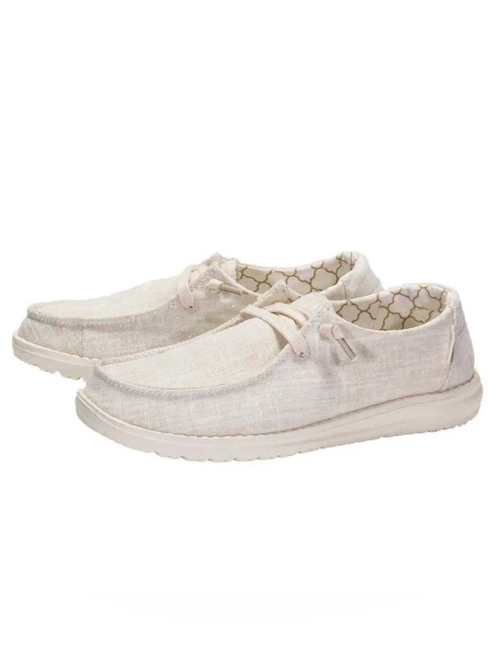 Hey Dude Wendy Gold Sparkle Shoe